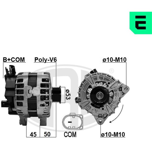 Generator 14V 230A