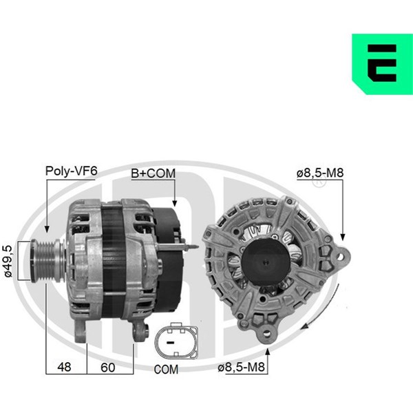 Generator 14V 180A