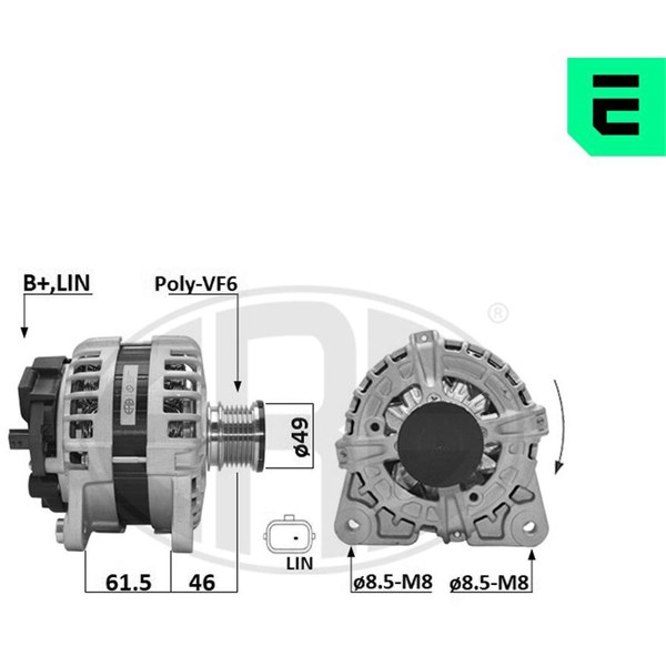 Generator 12V 150A