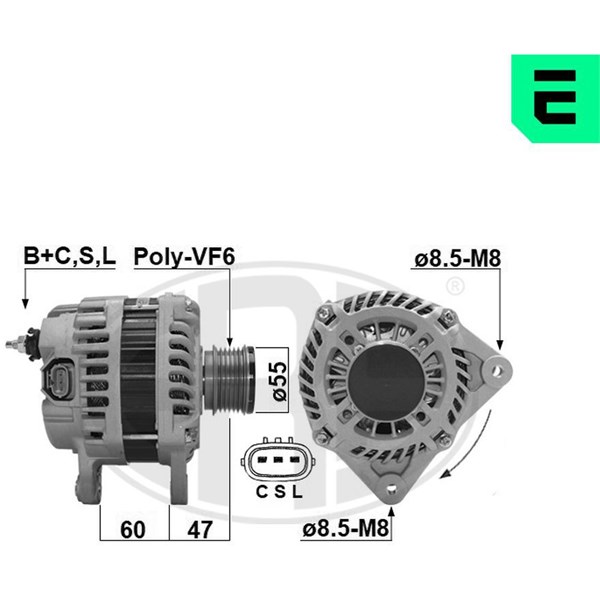 Generator 12V 150A