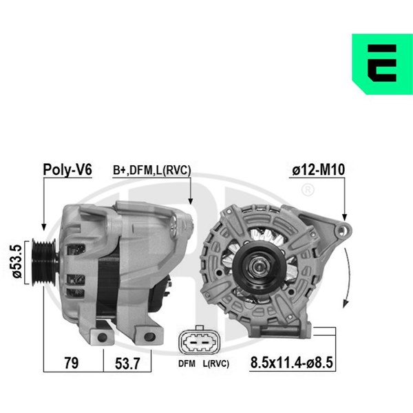 Generator 14V 140A
