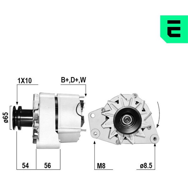 Generator 14V 65A