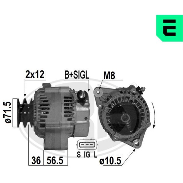 Generator 12V 70A