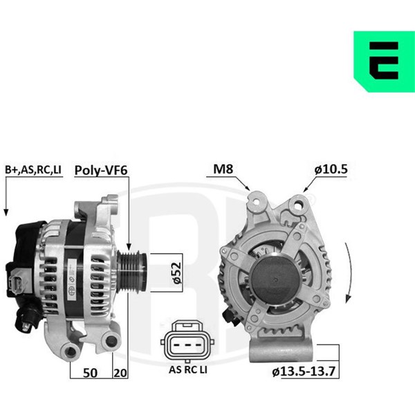 Generator 12V 150A