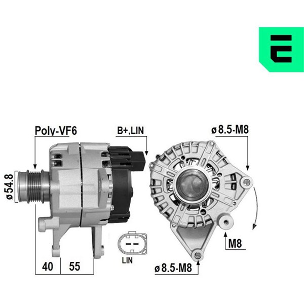 Generator 14V 250A