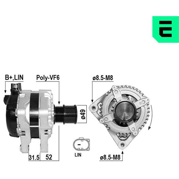 Generator 12V 150A