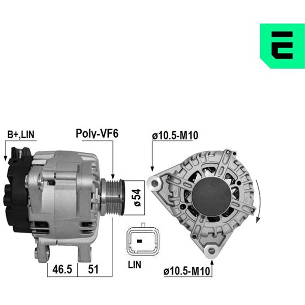 Generator 14V 150A