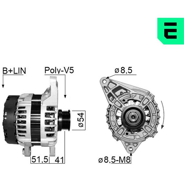 Generator 14V 175A