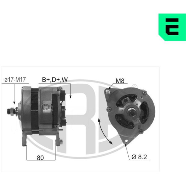 Generator 14V 70A