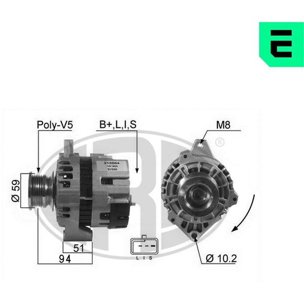 Generator 14V 85A