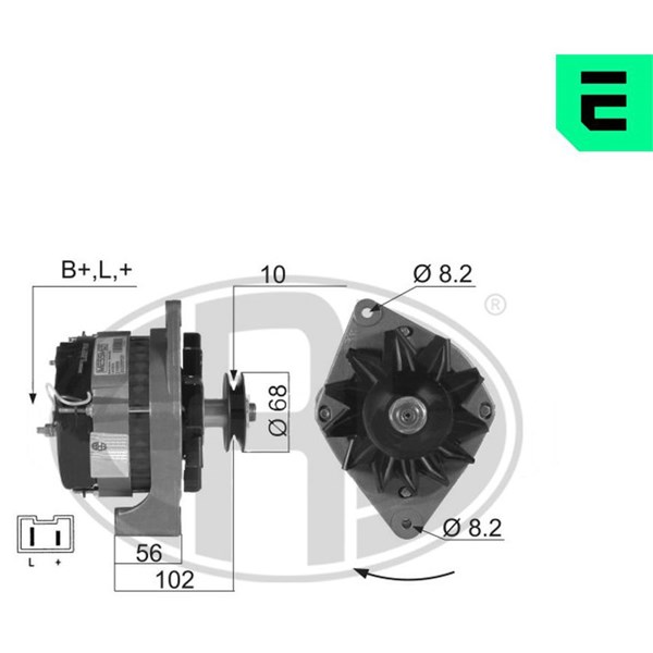 Generator 14V 60A