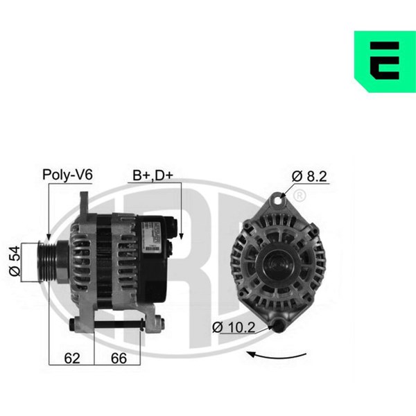 Generator 14V 80A