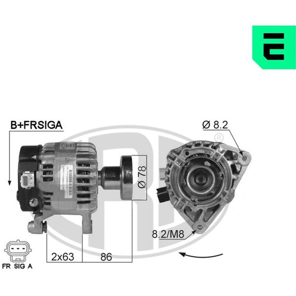 Generator 14V 90A