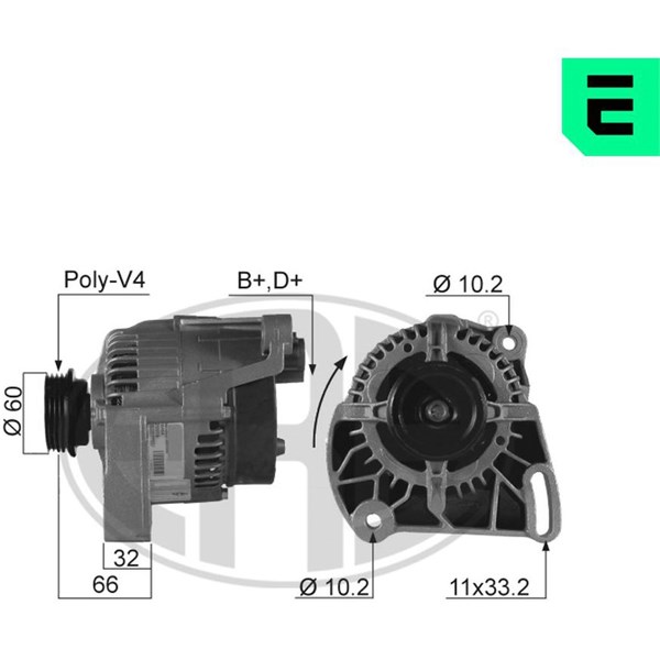 Generator 14V 65A