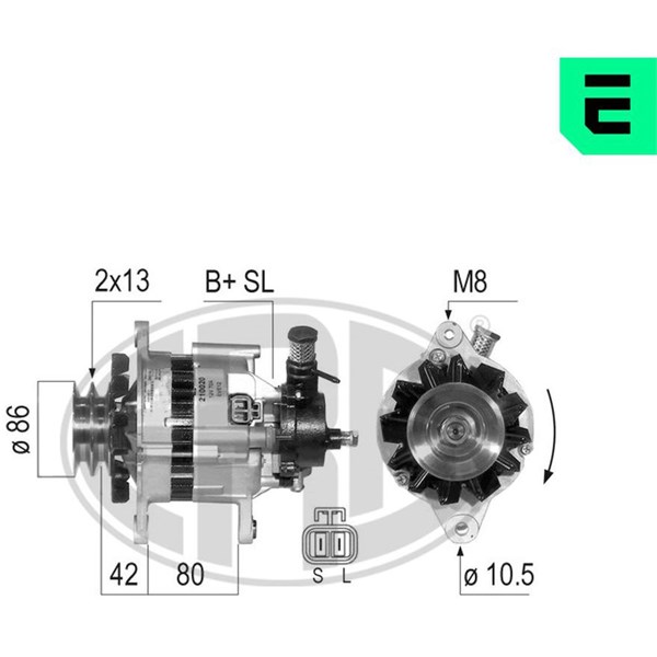 Generator 14V 70A