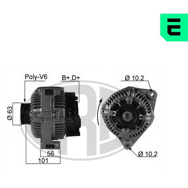 Generator 14V 95A