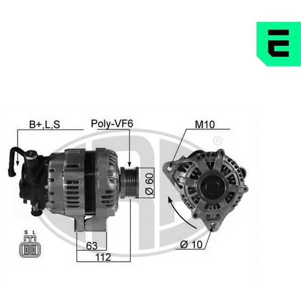 Generator 14V 120A