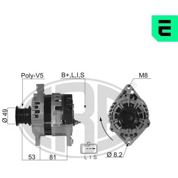 Generator 14V 85A