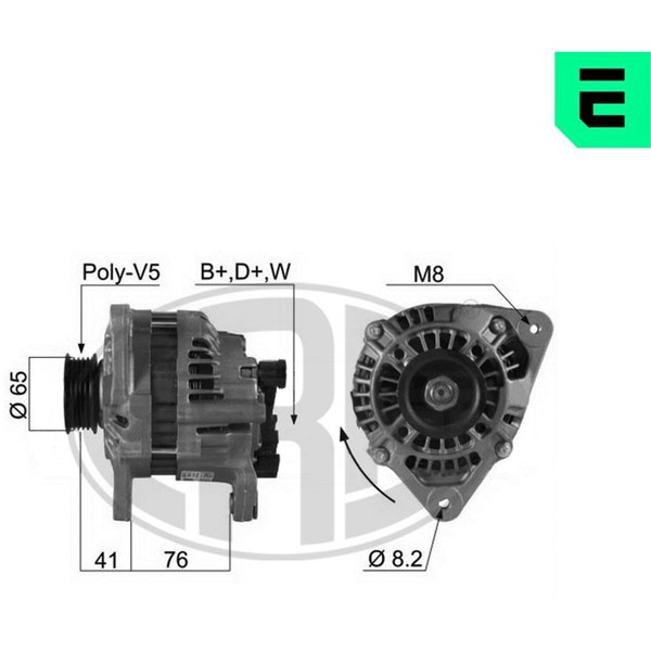 Generator 14V 70A