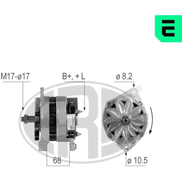 Generator 14V 75A