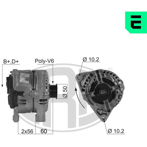 Generator 14V 100A