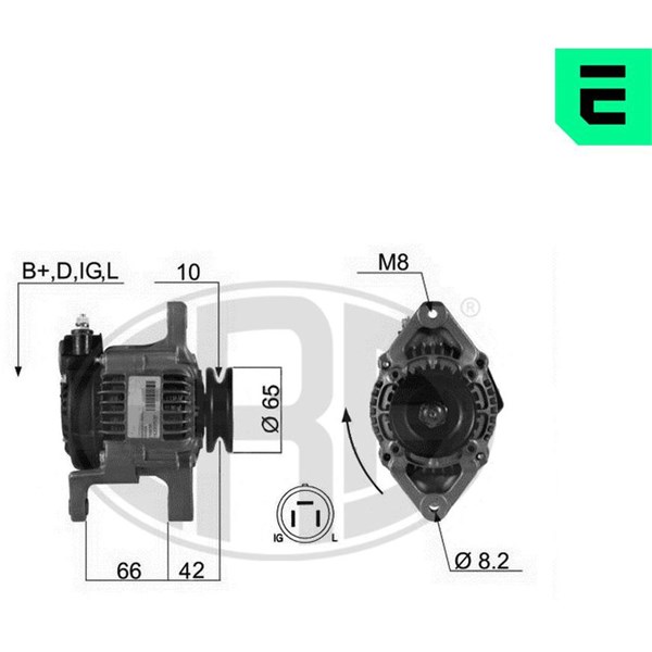 Generator 14V 45A