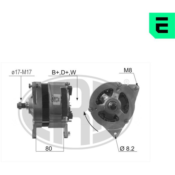 Generator 14V 70A