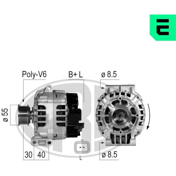 Generator 14V 98A