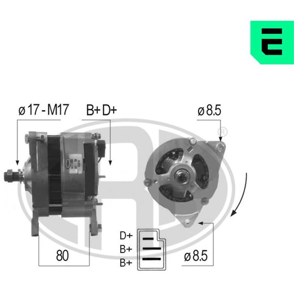 Generator 14V 70A