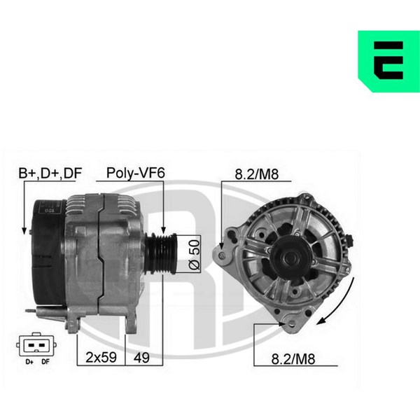 Generator 14V 120A