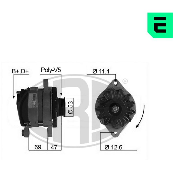 Generator 14V 65A