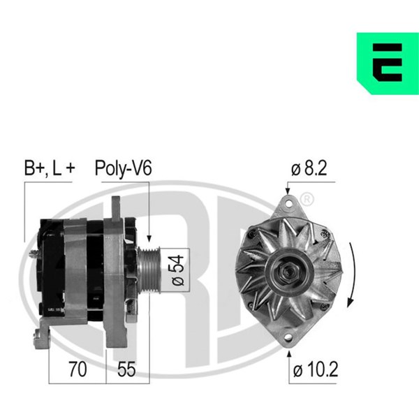 Generator 14V 70A