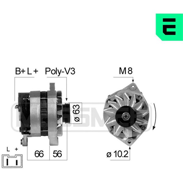 Generator 14V 90A