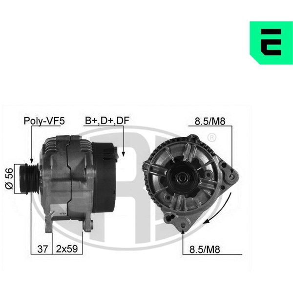 Generator 14V 120A