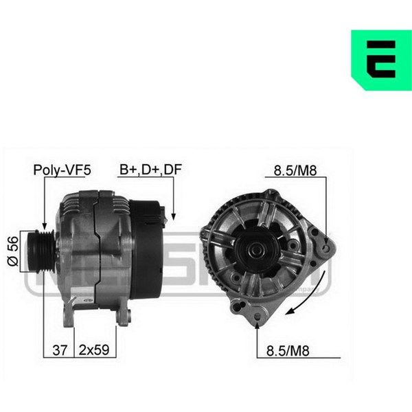 Generator 14V 120A