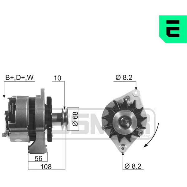 Generator 14V 65A