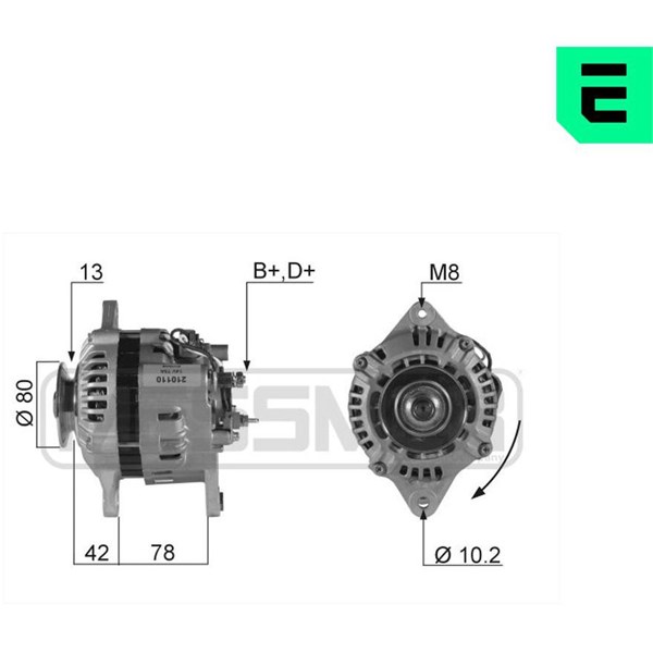 Generator 14V 70A