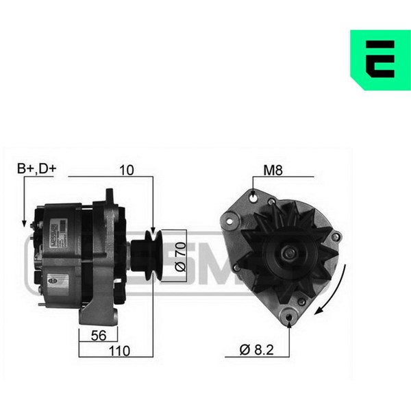 Generator 14V 90A