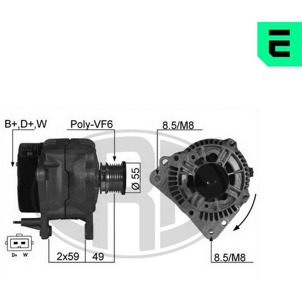 Generator 14V 90A