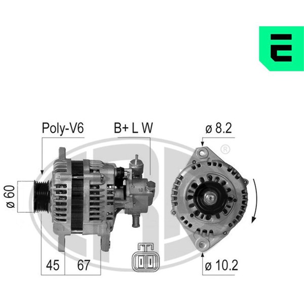 Generator 14V 70A
