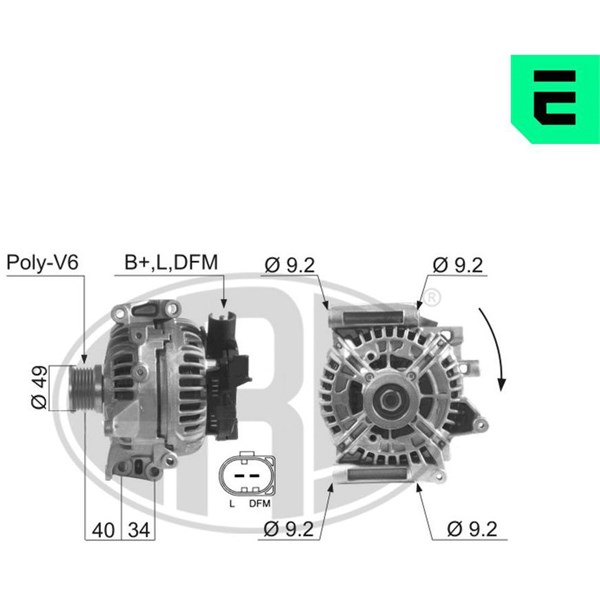 Generator 14V 200A