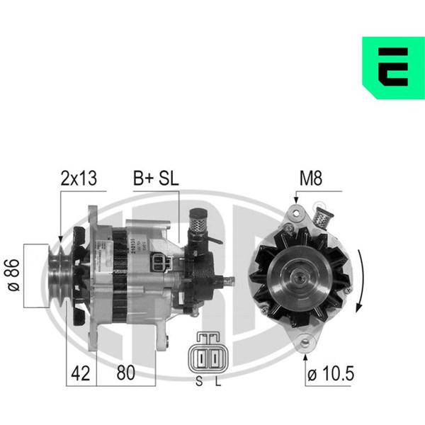 Generator 14V 60A