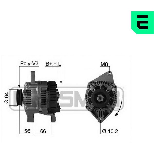 Generator 14V 80A