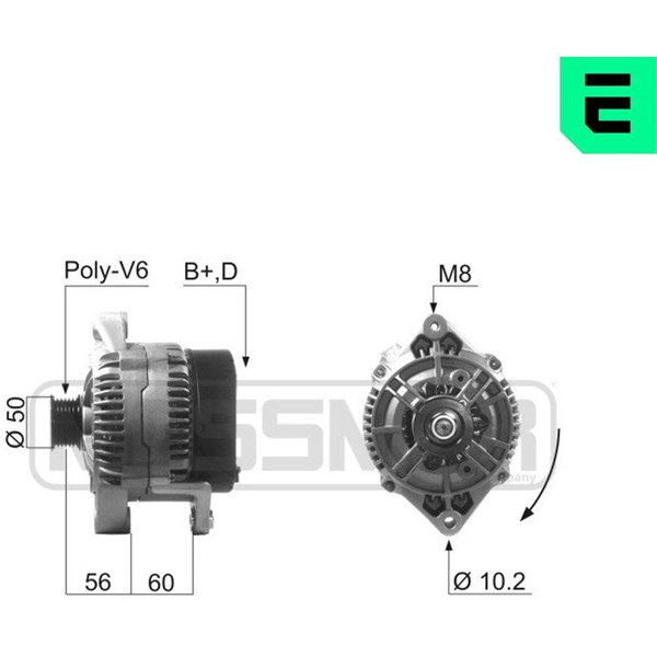 Generator 14V 120A