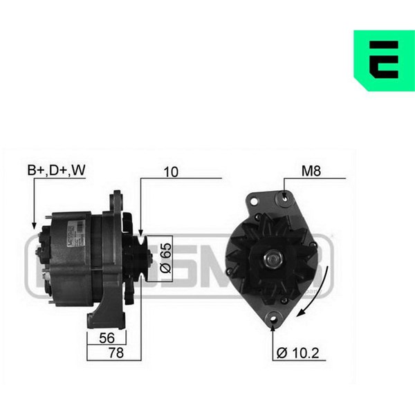Generator 14V 55A