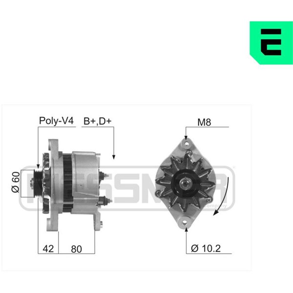 Generator 14V 67A