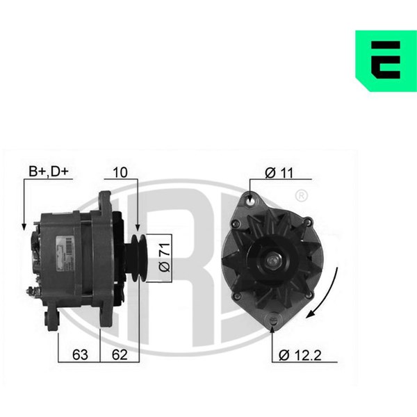 Generator 14V 85A
