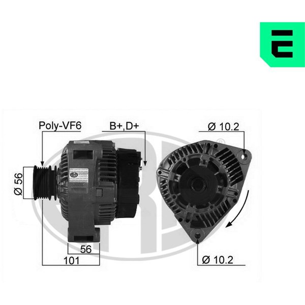 Generator 14V 90A
