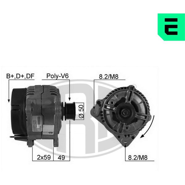 Generator 14V 120A
