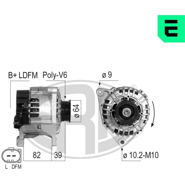 Generator 14V 140A